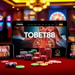 Exciting gaming action on the trang chủ tobet88 platform with vibrant casino elements.