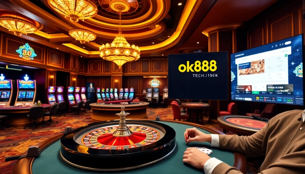 Experience the excitement of gambling at https://ok88.tech/ with vibrant casinos and engaging players.