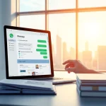 Convert WhatsApp chats effortlessly using https://chattopdf.app, showcasing a user-friendly interface.