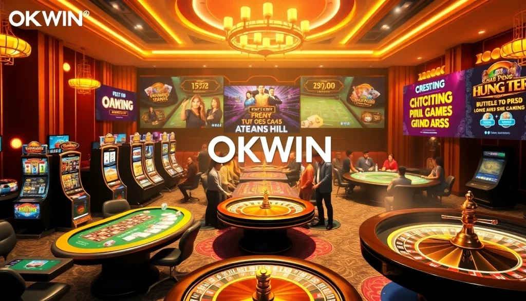 Experience the excitement of Trang Chủ OKWIN with vibrant casino games and engaging players.