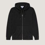 Minimalist Outfits Featuring a Black Zip Up Hoodie