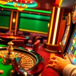 Experience the excitement of 98win đăng nhập at a luxurious casino with engaging gaming tables and vibrant atmosphere.