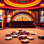 Engage with the thrilling atmosphere at https://sa88.it.com/ featuring table games, poker chips, and a spinning roulette wheel.