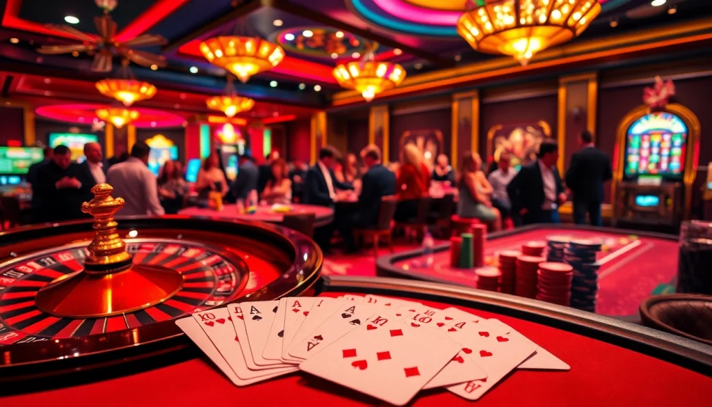 Experience the thrill of winning at https://xoixoai.com/ with vibrant casino visuals showcasing exciting gambling scenes.