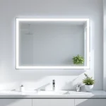 Transform your space with an elegant bathroom mirror that adds sophistication and style to your decor.
