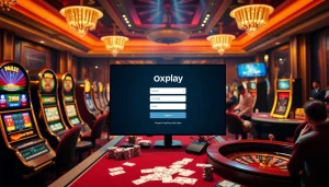 Experience the excitement of oxplay login with vibrant casino games and engaging digital interfaces.
