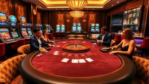 Rasakan sensasi Datuk Win di kasino mewah dengan chip poker dan permainan yang mengasyikkan.