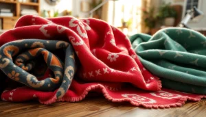 Gebruik gedessineerde fleece stoffen voor warme, creatieve projecten in diverse kleuren en patronen.