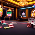 Experience high-stakes play at XX88 with vibrant poker chips and a luxurious roulette wheel.