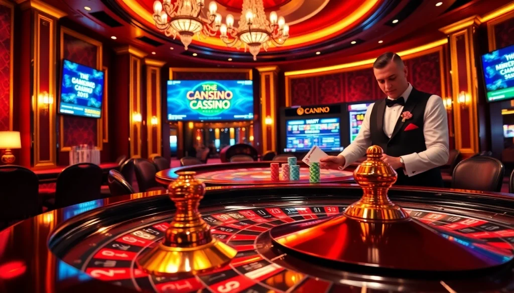 The hidden wiki 2026 illuminates a vibrant casino scene with roulette and poker action.
