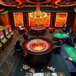 Experience the excitement of רמי אונליין with vibrant slot machines and poker tables.