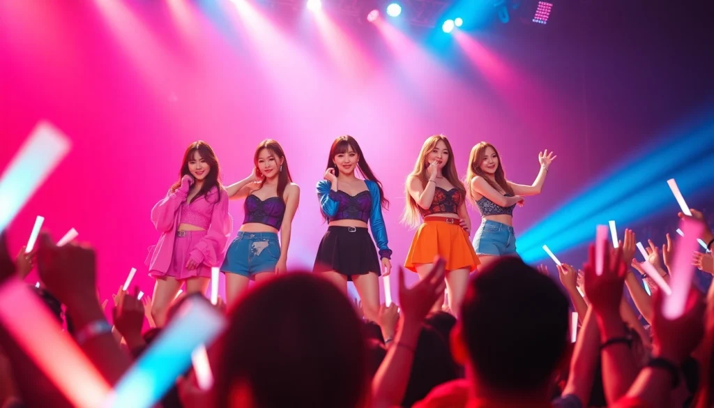 BLACKPINK news highlights a live concert performance, showcasing the band's energy and fan enthusiasm.