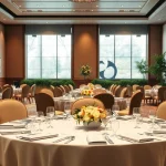 Host an unforgettable event at Stowe Venue Hire, showcasing elegant decor in a sophisticated setting.