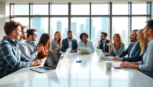 A dynamic venture capital and startup conference showing diverse entrepreneurs engaging in discussions.