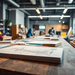 Calgary sign company creating vibrant and unique sign designs in an urban studio environment.