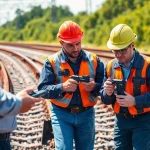 Track Inspectors Near Me ensuring safety and quality of railway tracks.