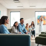Engaging orthodontics clinic interior designed to create a welcoming atmosphere for patients.