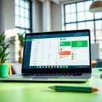 Understand What is a CRM for WhatsApp through a modern digital workspace filled with innovative tools.
