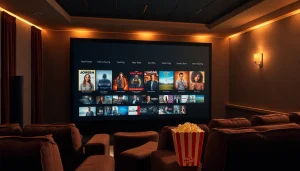 ดูหนังออนไลน์ ในบรรยากาศโรงภาพยนตร์ที่สะดวกสบายพร้อมขนมป๊อปคอร์น.