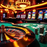 Ressentez l'excitation du meilleur casino en ligne avec des tables de poker vibrantes et des roues de roulette.