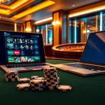 Rasakan kemewahan bermain game di jmacdonaldphoto.com, menampilkan chip poker dan roda roulette.
