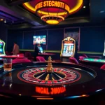 Experience premium gaming action at shbet casino with vibrant roulette, poker tables, and exciting slot machines.