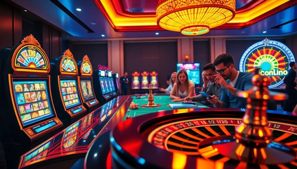 Engage with Hoki77 as players enjoy vibrant online gambling on colorful slots and roulette.