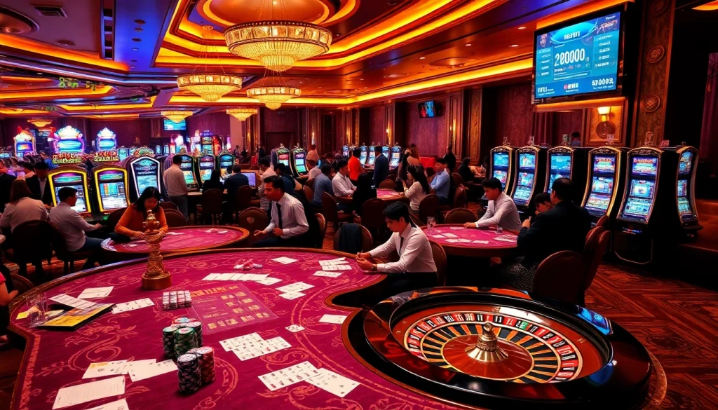 Pemain Togel Online meninjau slip taruhan di kasino mewah.