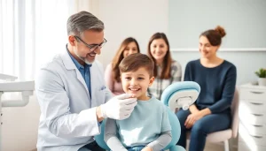 Kids orthodontic assessment Hawthorn by a professional orthodontist in a modern clinic.