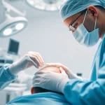 Experience hair transplant turkey by a professional in a modern clinic, highlighting precision and care.