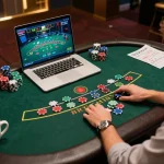 Experience high-stakes blackjack at okwin, with engaged player and vibrant online gameplay.