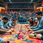 Engage in intense daman games with skilled players in a vibrant gaming atmosphere.