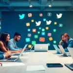 インスタ フォロワー購入 おすすめの戦略を練る社交的なマーケティングチーム