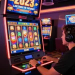 Player engaged in an online gaming experience with slot deposit 5000, surrounded by exciting visuals and community interaction.