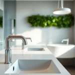 Die hochwertige Sanitärlösung von sonni sanitär GmbH zeigt innovative Badezimmerarmaturen in einem modernen Design.
