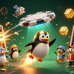 Bet on excitement with mansion88's thrilling casino adventures illustrated in a vibrant cosmic scene.
