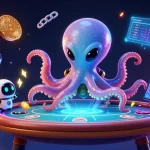 Visita la lista casino non AAMS per giocare ai tavoli da poker con un'aliena a forma di polpo e un robot entusiasta.