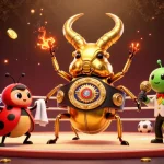 Experience the excitement of keonhacai5 with dynamic sports betting action and engaging illustration.