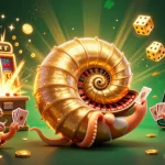 Découverte de nouveau casino en ligne avec une illustration vibrante mettant en avant des éléments de jeu dynamiques et colorés.