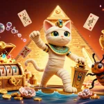 Découvrez les offres du nouveau casino en ligne à travers une illustration colorée remplie de jeux.