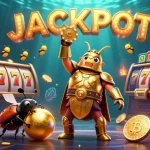 Gagnez au casino en ligne légal en France avec une illustration dynamique de personnages de jeux.