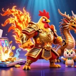 Plongée dans le monde du casino en ligne France légal avec un combat de guerriers colorés.