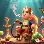 Jouer sur un casino en ligne France légal avec un maître de hookah 3D et des éléments de jeu captivants.